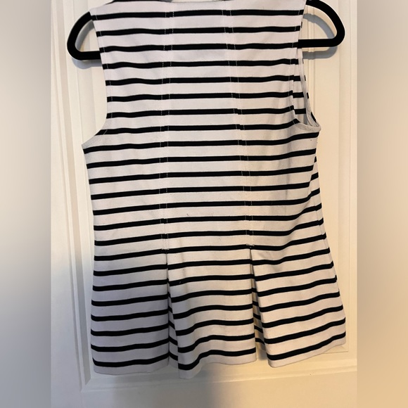 EUC Peplum Striped Top - Picture 4 of 5
